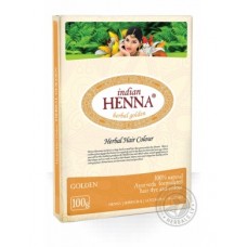 Indian Henna matu krāsa Golden (zeltaina), 100g